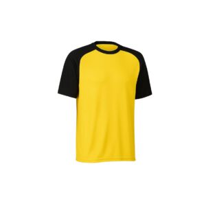 Two-tone yellow performance tee